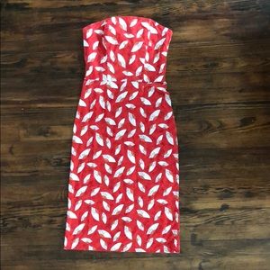 Red Kenley Collins Pencil dress